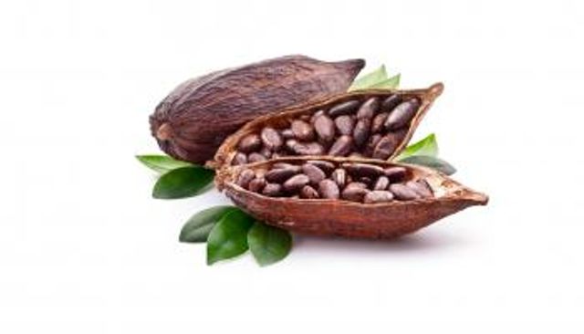 حبوب الكاكاو بجوار مستودع في غانا - رويترز