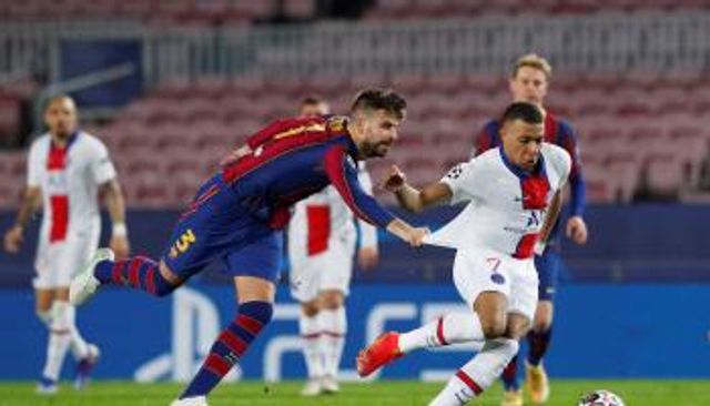 برشلونة وباريس سان جيرمان - دوري أبطال أوروبا