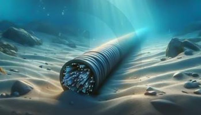 كابل إنترنت بحري