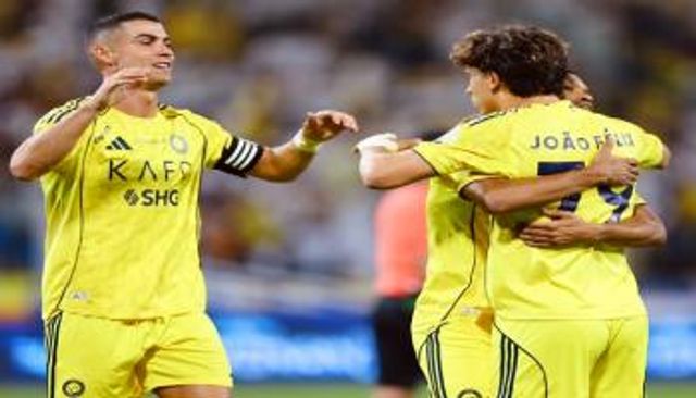 رونالدو من فوز النصر على الحزم