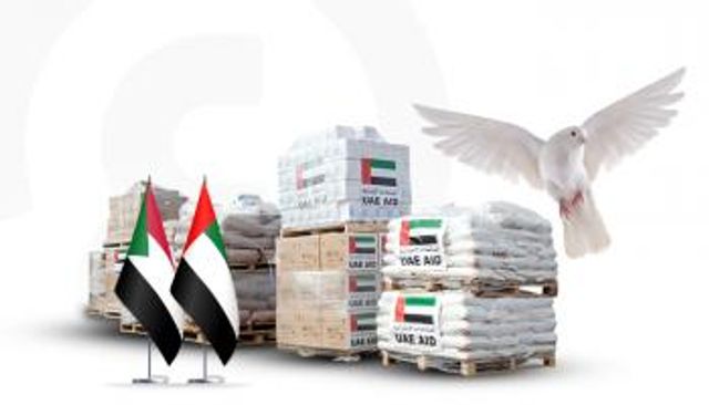 علم دولتي الإمارات والسودان