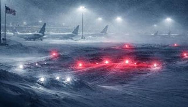  عاصفة شتوية تربك السفر في أمريكا
