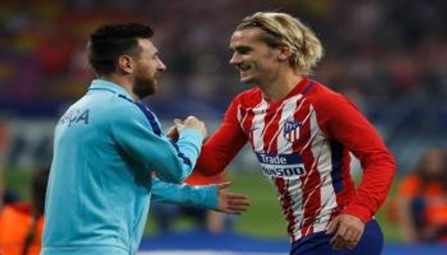 أنطوان غريزمان وليونيل ميسي