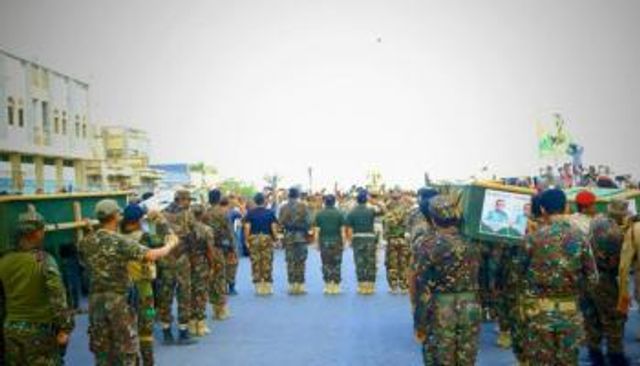 جانب من تشييع مليشيات الحوثي لقتلاهم