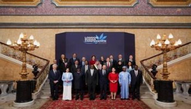 جانب من مؤتمر لندن لدعم  السودان بمشاركة الإمارات 