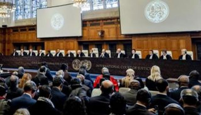 جلسة سابقة لمحكمة العدل الدولية