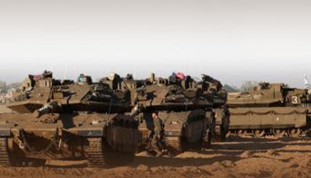 قوات إسرائيلية على حدود غزة