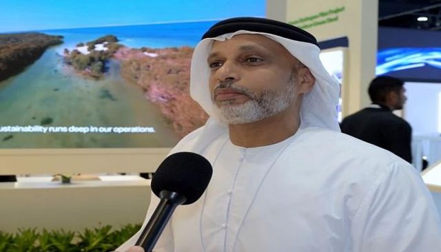 الدكتور سلطان الجابر خلال كلمته بافتتاح أسبوع أبوظبي للاستدامة