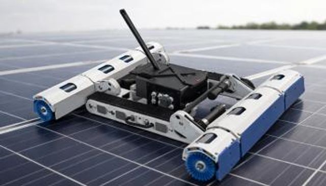 شركة ألمانية تستعرض روبوتا مبتكرا لتنظيف الألواح الشمسية