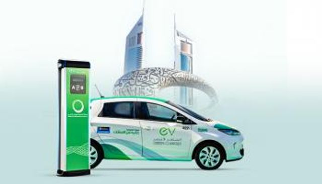نقاط الشحن الأخضر في دبي