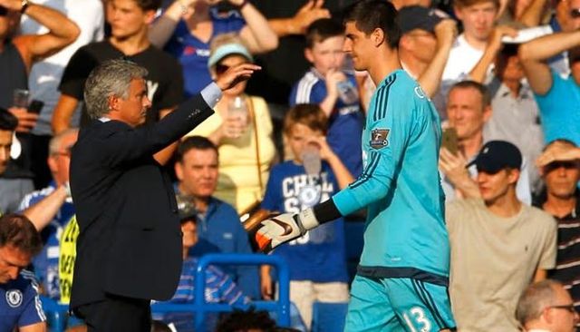 جوزيه مورينيو وتيبو كورتوا