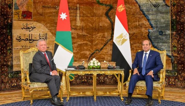 الرئيس المصري عبدالفتاح السيسي والعاهل الأردني الملك عبدالله