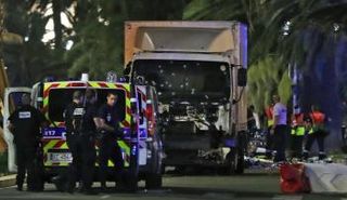 الشاحنة المستخدمة في الهجوم الإرهابي