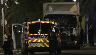 الشاحنة المستخدمة في الهجوم الإرهابي