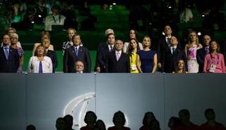 الرئيس البرازيلي ميشيل تامر فى احتفال عيد الاستقلال