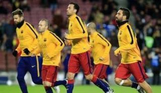 لاعبو برشلونة