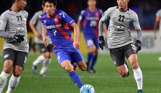 لقطة من مباراة طوكيو وتشونبوري