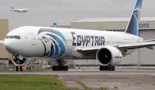 أحد طائرات شركة مصر للطيران