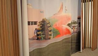 من الأعمال الفنية في معرض 