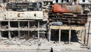 جانب من الدمار فى حلب