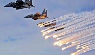 ضربات جوية مستمرة لقوات التحالف على مواقع داعش