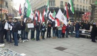 مظاهرات بعواصم غربية في الذكرى الخامسة للثورة السورية 