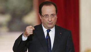 الرئيس الفرنسي فرانسوا هولاند