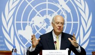 الموفد الأممي إلى سوريا دي ميستورا