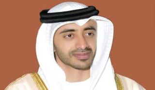 الشيخ عبد الله بن زايد آل نهيان وزير الخارجية والتعاون الدولي الإماراتي