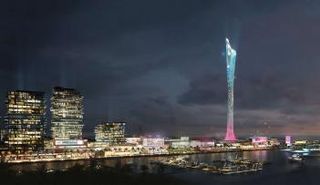 برج جديد مخصص لهواة القفز والتسلق