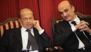 سمير جعجع و ميشيل عون