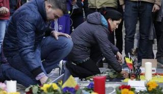 تأبين ضحايا تفجيرات بروكسل في بلجيكا