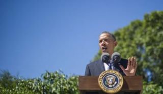  الرئيس الأمريكي باراك أوباما