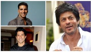 شاروخان وأبهتشيك باتشان وفرحان أختر