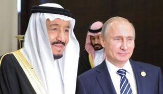 بوتين و الملك سلمان 