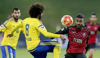 من مباراة الأهلي والظفرة