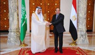 الرئيس عبدالفتاح السيسي وخادم الحرمين الملك سلمان