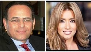 الفنان المصري الراحل ممدوح عبد العليم وزوجته