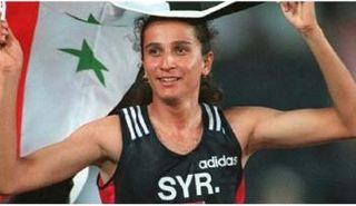 غادة شعاع البطلة الأولمبية السورية 
