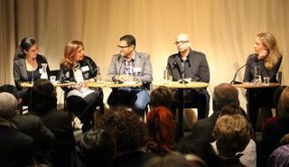 أحمد مراد ووجدي الكومي  والمترجمة علا عادل