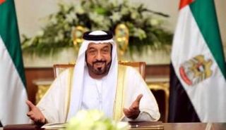 الشيخ خليفة بن زايد آل نهيان رئيس دولة الإمارات العربية المتحدة