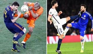 تدخل عنيف من موتا على غرار ما فعله دي يونج