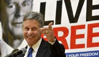 غاري جونسون الحاكم السابق لولاية نيو مكسيكو