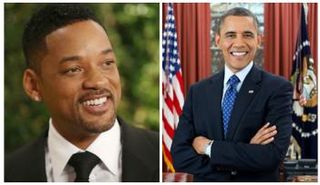  الرئيس باراك أوباما و ويل سميث