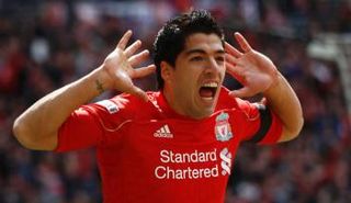 سواريز بقميص ليفربول