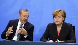 ميركل وأردوغان