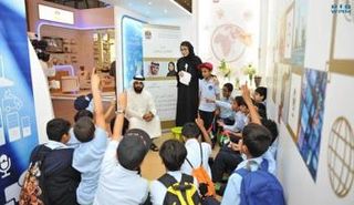 جلسات قراءة للأطفال في جناح المجلس الوطني للإعلام بمعرض أبوظبي الدولي للكتاب 