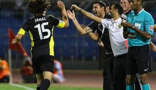 من مباراة الاتحاد والشباب
