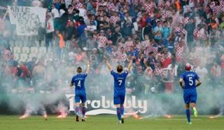 شغب جماهير كرواتيا