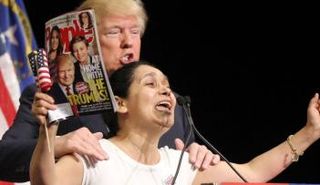 مريم وتشر ودونالد ترامب